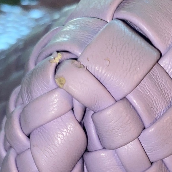 Mini Woven Faux Leather Tote - Picture 6 of 9